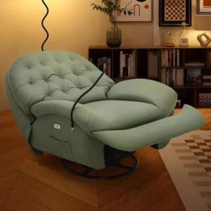 Ergonomic lounge recliner with electric functions for maximum comfort in the living room.