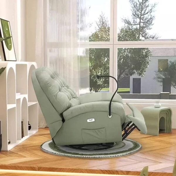 Elegant electric recliner sofa chair designed for ergonomic comfort in the living room.